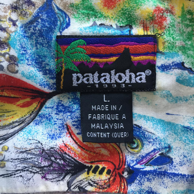 patagonia パタゴニアパタロハ 1993年 リバーヴィジョンズ L 毛針 メンズのトップス(シャツ)の商品写真