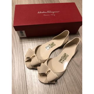 サルヴァトーレフェラガモ(Salvatore Ferragamo)のフェラガモ　ラバーシューズ7サイズ(サンダル)