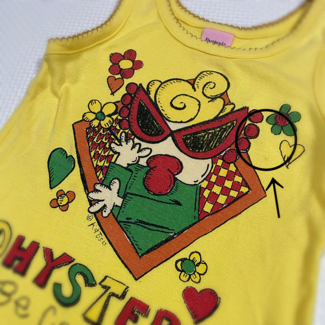 HYSTERIC MINI(ヒステリックミニ)のヒスミニ　タンクトップ　90 キッズ/ベビー/マタニティのキッズ服女の子用(90cm~)(Tシャツ/カットソー)の商品写真