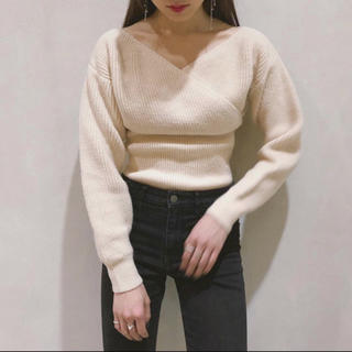 ロキエ(Lochie)の○papermoon beige knit○(ニット/セーター)