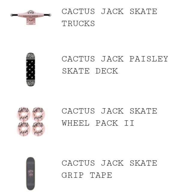 NIKE(ナイキ)のTRAVIS CACTUS JACK PAISLEY SKATE DECKセット スポーツ/アウトドアのスポーツ/アウトドア その他(スケートボード)の商品写真