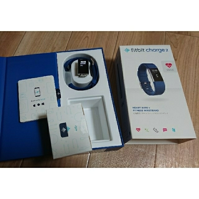 fitbit charge2 　箱あり　完動品トレーニング/エクササイズ