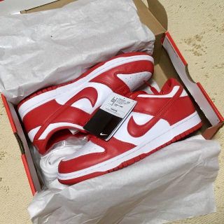 ナイキ(NIKE)のみつお様専用【26㎝】NIKE DUNK LOW UNIVERSITY RED(スニーカー)