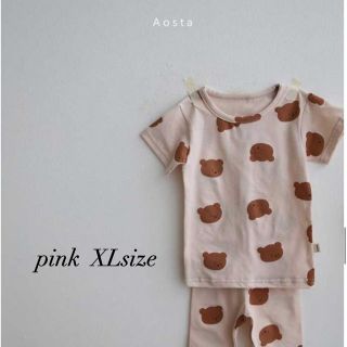 ユニクロ(UNIQLO)の新品　韓国子供服　aosta くまさんパジャマ　くま　パジャマ　ホームウエア(パジャマ)