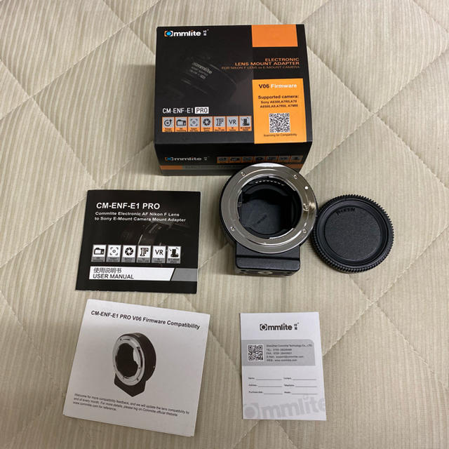 ミラーレス一眼 Commlite CM-ENF-E1 PRO FEボディ-Fレンズ 中古