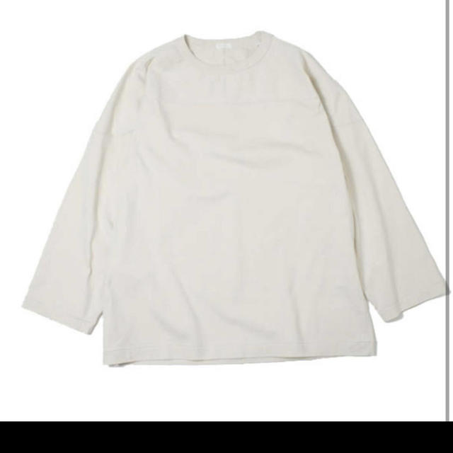comoli コモリ 18aw フットボールTシャツ エクリュ 3 - Tシャツ