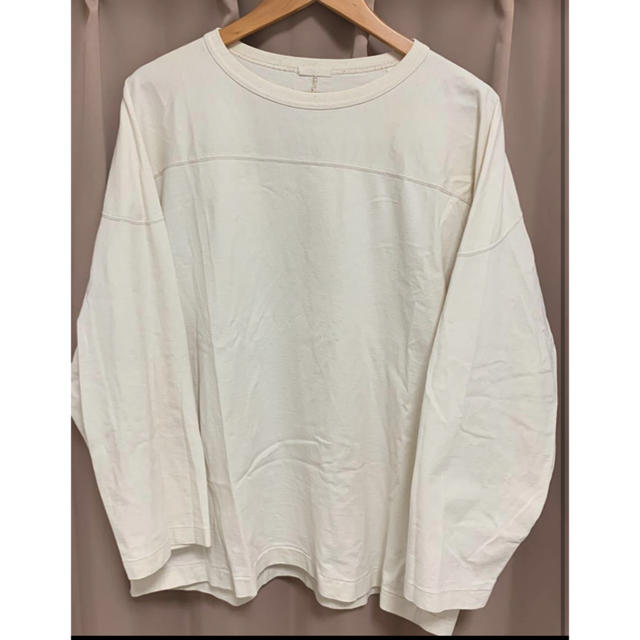 comoli コモリ 18aw フットボールTシャツ エクリュ 3 - Tシャツ