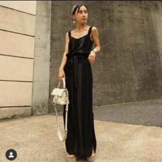 アメリヴィンテージ(Ameri VINTAGE)のAmeri LACE LIKE LONG KNIT DRESS M クロシェ編み(ロングワンピース/マキシワンピース)