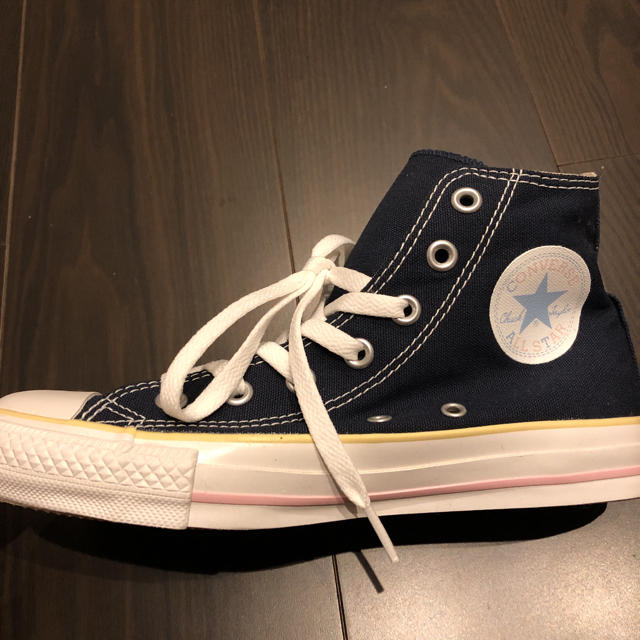 靴/シューズconverse コンバース オールスター ハイカット ネイビー