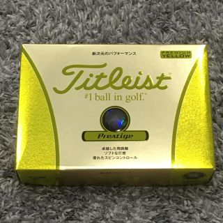 タイトリスト(Titleist)のタイトリスト プレステージ Prestige イエロー ボール ①(その他)