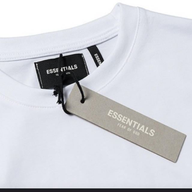 FEAR OF GOD(フィアオブゴッド)のFOG Essentials エッセンシャルズ リフレクティブロゴ Tシャツ L メンズのトップス(Tシャツ/カットソー(半袖/袖なし))の商品写真