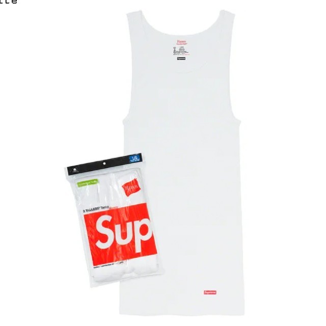 Supreme(シュプリーム)のステッカープレゼント シュプリーム タンクトップ メンズのトップス(タンクトップ)の商品写真