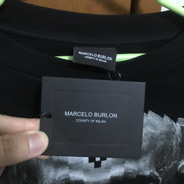 MARCELO BURLON(マルセロブロン)の新品タグ付き　MARCELO  BURLONスウェット メンズのトップス(スウェット)の商品写真