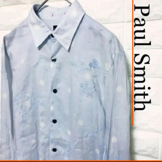 ポールスミス(Paul Smith)のPaul Smith ポール・スミス コットンガーゼ 刺繍 ドットデザインシャツ(シャツ)