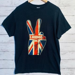 #37 【USA古着】 GILDAN ビッグロゴ　半袖　Tシャツ　M(Tシャツ/カットソー(半袖/袖なし))