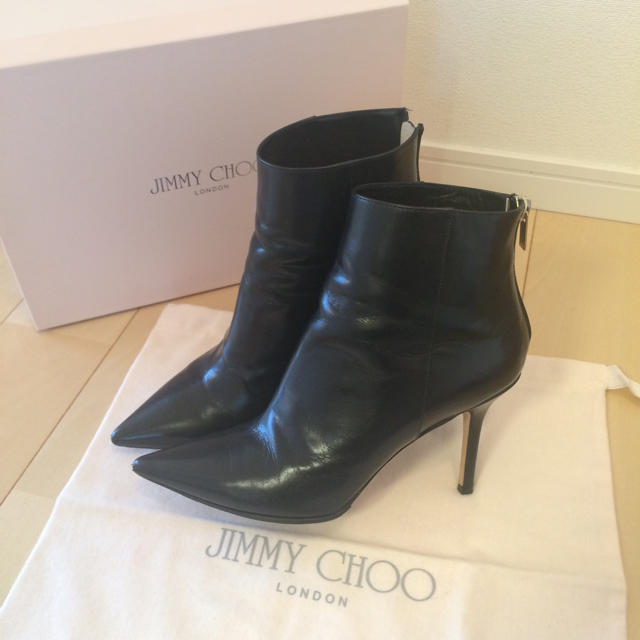 展示品2017◆JIMMY CHOO ジミーチュウ ショート ブーツ ブーティ