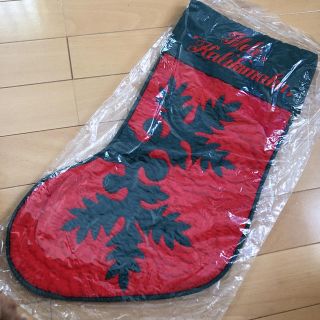 ハワイアンキルト  クリスマスブーツ(インテリア雑貨)