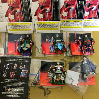 北陸製菓 海洋堂 人形劇三国志 フィギュアコレクション 彩色版 10種セット