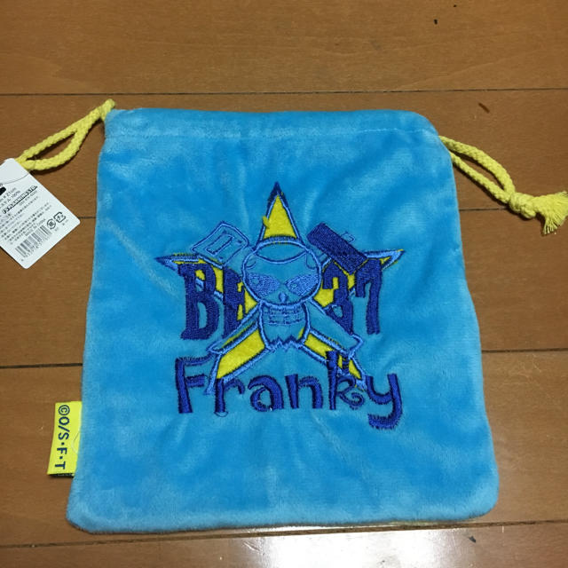 ワンピース Franky 巾着 エンタメ/ホビーのおもちゃ/ぬいぐるみ(キャラクターグッズ)の商品写真