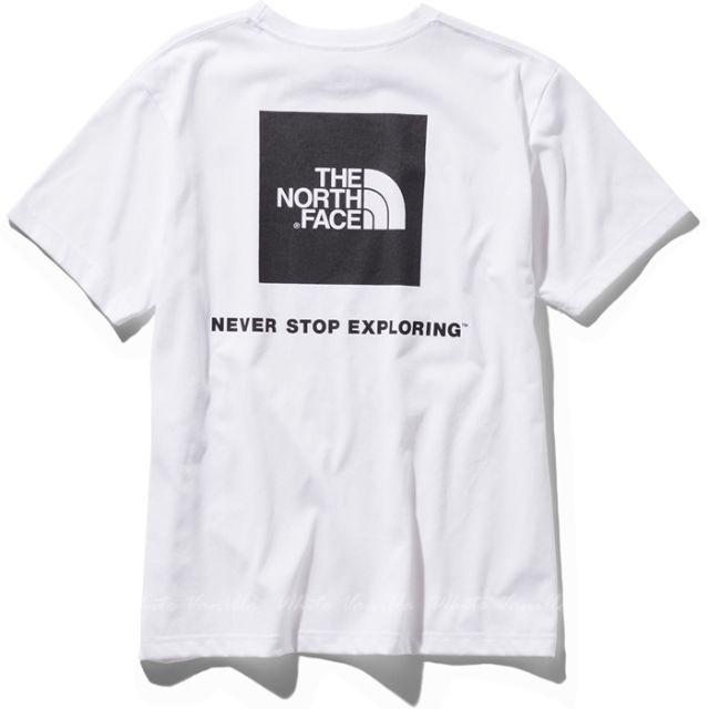 THE NORTH FACE(ザノースフェイス)のセール★Sサイズ★ノースフェイス スクエア ロゴ Tシャツ 白 レディースのトップス(Tシャツ(半袖/袖なし))の商品写真