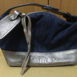 クロエ(Chloe)のクロエ デニム ハンドバッグ(ハンドバッグ)