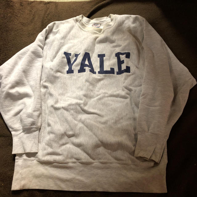 90s vintage champion YALEプリント リバースウィーブ-