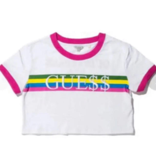 GUESS(ゲス)のGUESS ショート丈Tシャツ レディースのトップス(Tシャツ(半袖/袖なし))の商品写真