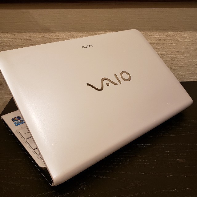 SONY(ソニー)のvaio SSD Core i3 webカメラ内臓 Bluetooth ホワイト スマホ/家電/カメラのPC/タブレット(ノートPC)の商品写真