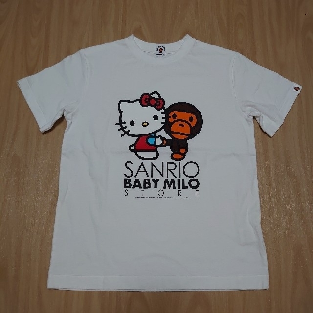 A BATHING APE(アベイシングエイプ)のA BATHING APE Tシャツ サンリオ キティコラボ キッズ/ベビー/マタニティのキッズ服女の子用(90cm~)(Tシャツ/カットソー)の商品写真