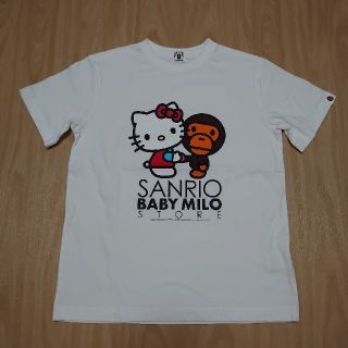 新品 ATHING APE×SANRIO キティTシャツ 白  エイプ