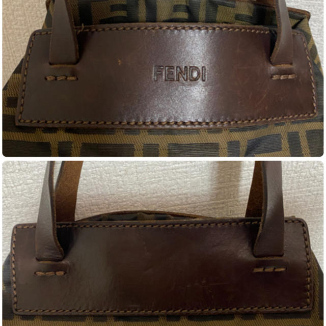 FENDI(フェンディ)の美品⭐️FENDI フェンディ　ズッカ柄　ハンドバッグ レディースのバッグ(ハンドバッグ)の商品写真