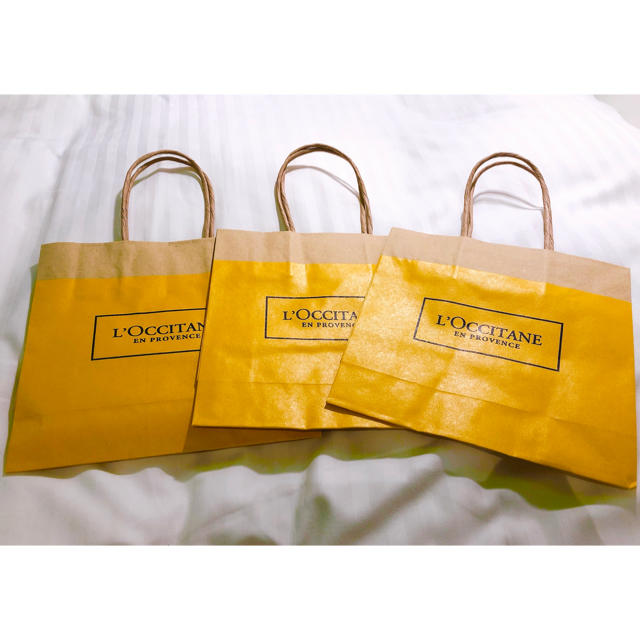 L'OCCITANE(ロクシタン)のロクシタン　ショップ袋  紙袋セット レディースのバッグ(ショップ袋)の商品写真