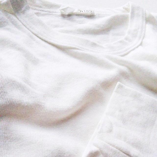 n100✨エヌワンハンドレッド シンプル 白 ホワイト ロングTシャツ 長袖