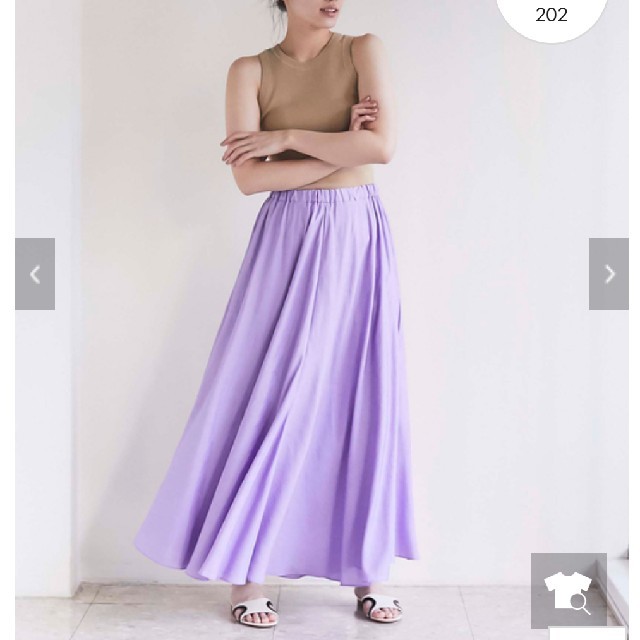 GALLARDA GALANTE(ガリャルダガランテ)のGALLARDA GALANTE♥️ワッシャーフレアスカート レディースのスカート(ロングスカート)の商品写真