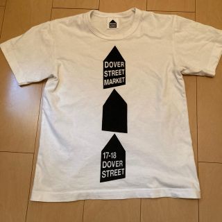 コムデギャルソン(COMME des GARCONS)のdover street market  Tシャツ  サイズS ホワイト(Tシャツ/カットソー(半袖/袖なし))