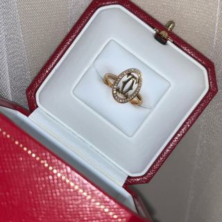 Cartier - 値下げ交渉可能】 カルティエ ロゴドゥーブルC ダイヤ