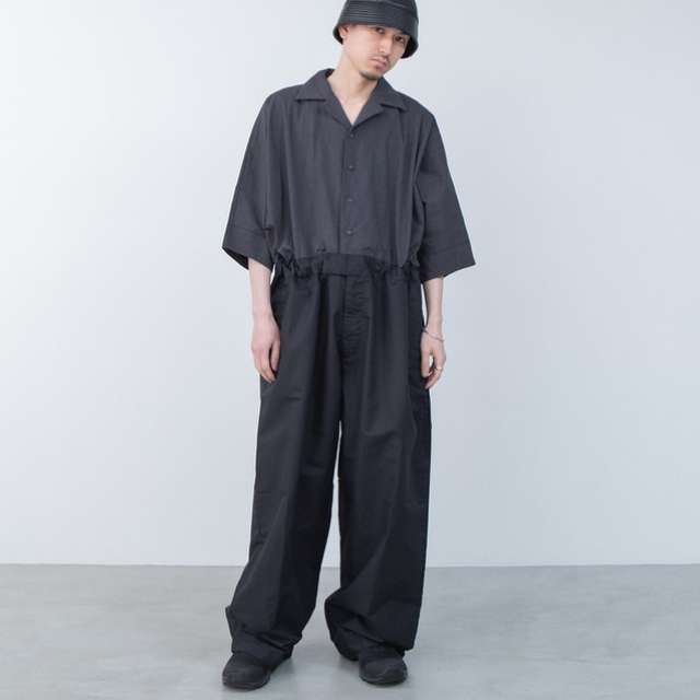 BASISBROEK 2020SS "STAR" DARK BLACK つなぎ
