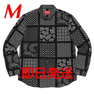 シュプリーム(Supreme)の◎即日発送 黒M 送料込み◎Supreme Paisley Grid Shirt(シャツ)