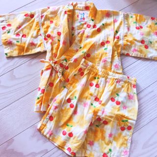 ミキハウス(mikihouse)の美品 ミキハウス 甚平 女の子 100(甚平/浴衣)