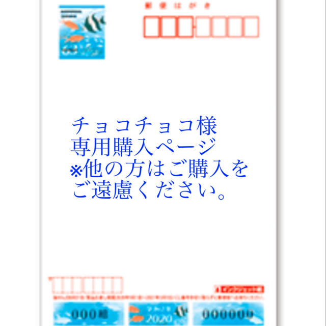 チョコチョコ様専用購入ページ エンタメ/ホビーのコレクション(使用済み切手/官製はがき)の商品写真