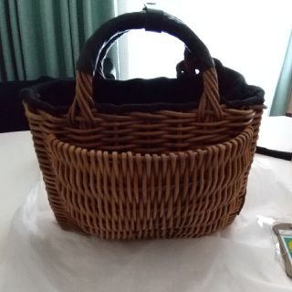 マルティニークルコント(martinique Le Conte)の美品 エバゴス ebagos かごbag(かごバッグ/ストローバッグ)