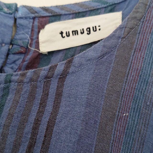 tumugu(ツムグ)のtumugu/リネントップス 美品 レディースのトップス(シャツ/ブラウス(半袖/袖なし))の商品写真
