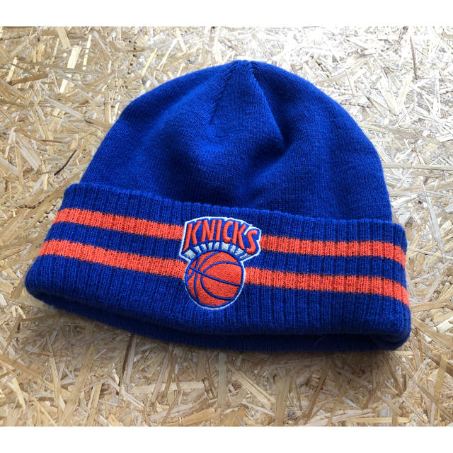 MITCHELL & NESS(ミッチェルアンドネス)のNBA NewYork KNICKS ニットキャップ  メンズの帽子(キャップ)の商品写真