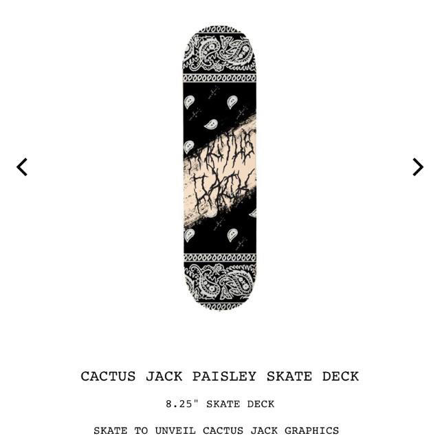 買い保障できる Travis Scott Skate Jack Cactus スケートボード
