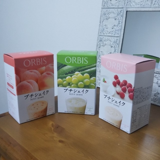 ORBIS(オルビス)のORBIS　プチシェイク　3種　3袋セット　ダイエット　匿名配送 コスメ/美容のダイエット(ダイエット食品)の商品写真