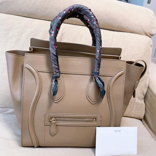 angeさま専用☆CELINE セリーヌ ラゲージ ミニ キャメル | フリマアプリ ラクマ