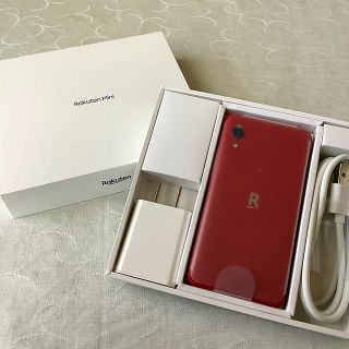 ラクテン(Rakuten)のRakuten mini クリムゾンレッド(スマートフォン本体)