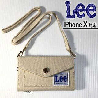 リー(Lee)のiPhoneⅩ対応 Lee×Smirnasli iPhoneケース ベージュ(iPhoneケース)