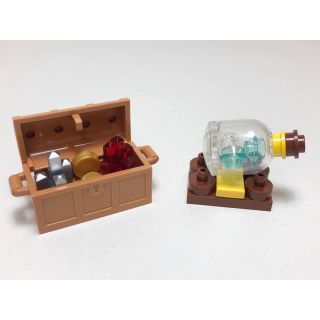 レゴ(Lego)の【新品未使用】レゴ　LEGO 宝箱　クリスタル　財宝　シーボトル(積み木/ブロック)