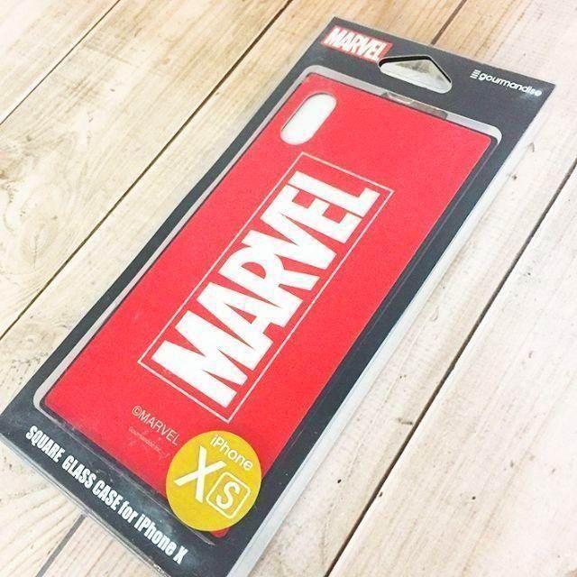 MARVEL(マーベル)のMARVEL iPhoneX/Xs 硬質ガラス素材 スマホケース MV131A スマホ/家電/カメラのスマホアクセサリー(iPhoneケース)の商品写真